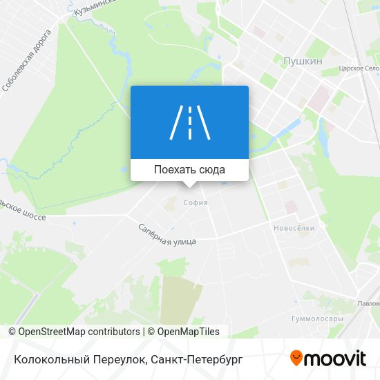 Карта Колокольный Переулок