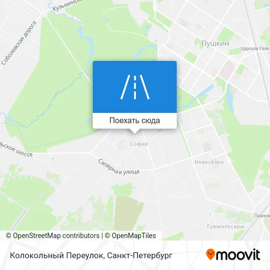Карта Колокольный Переулок