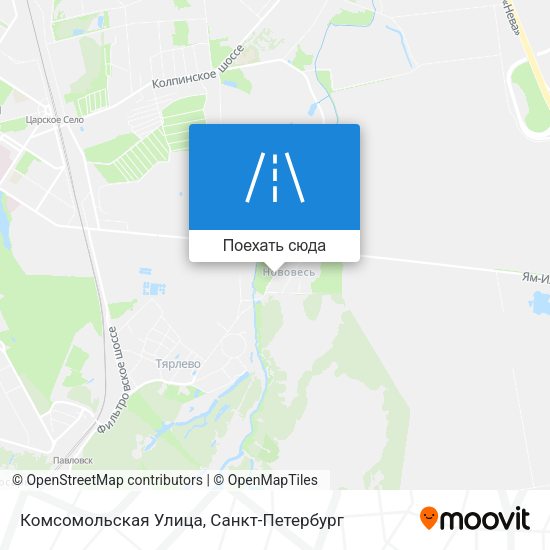 Карта Комсомольская Улица