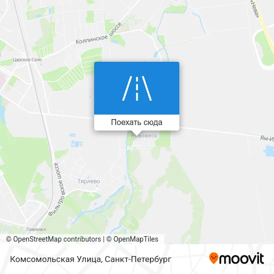 Карта Комсомольская Улица