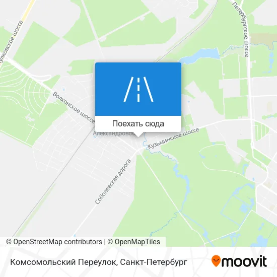 Карта Комсомольский Переулок