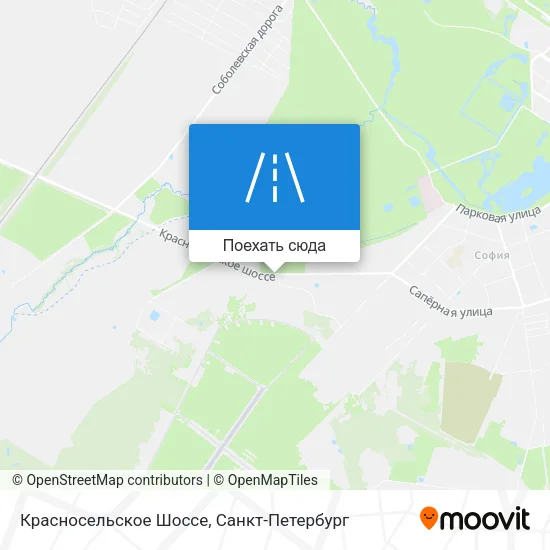 Карта Красносельское Шоссе