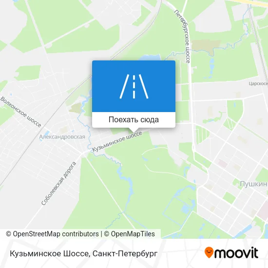 Карта Кузьминское Шоссе