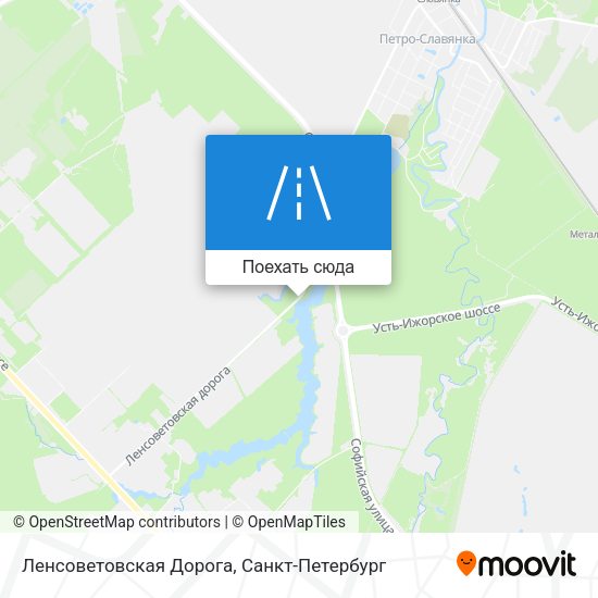 Карта Ленсоветовская Дорога