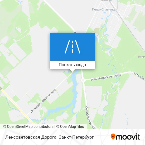 Карта Ленсоветовская Дорога