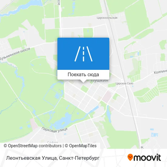 Карта Леонтьевская Улица