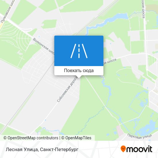 Карта Лесная Улица