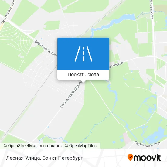 Карта Лесная Улица
