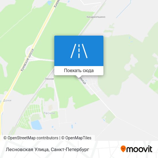 Карта Лесновская Улица