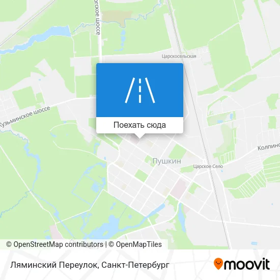 Карта Ляминский Переулок