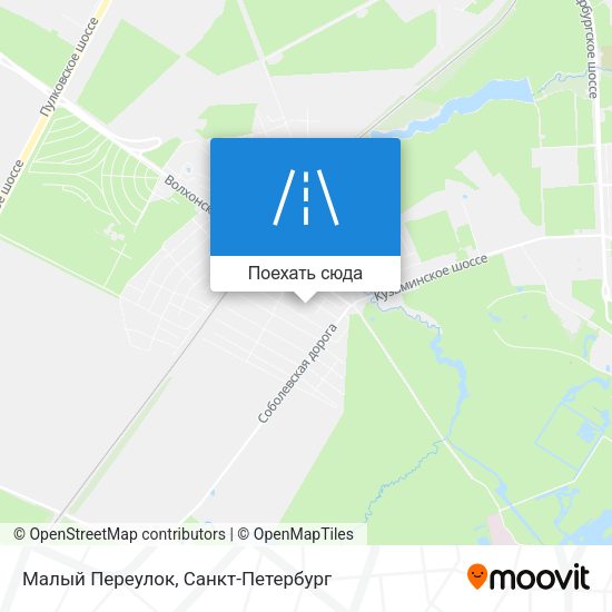Карта Малый Переулок