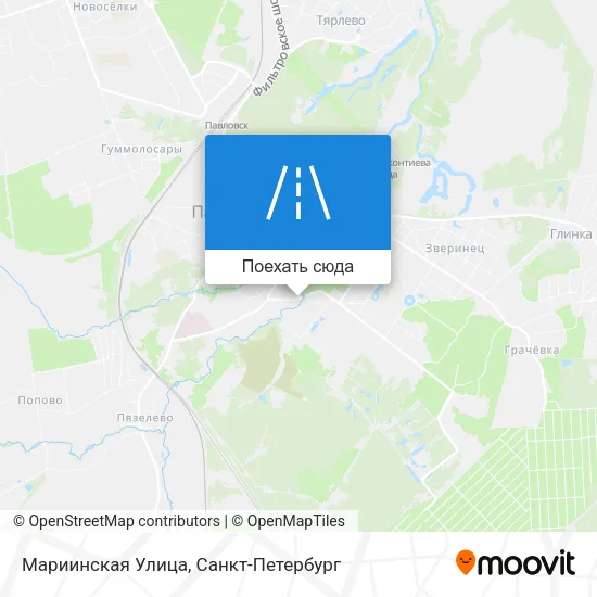 Карта Мариинская Улица