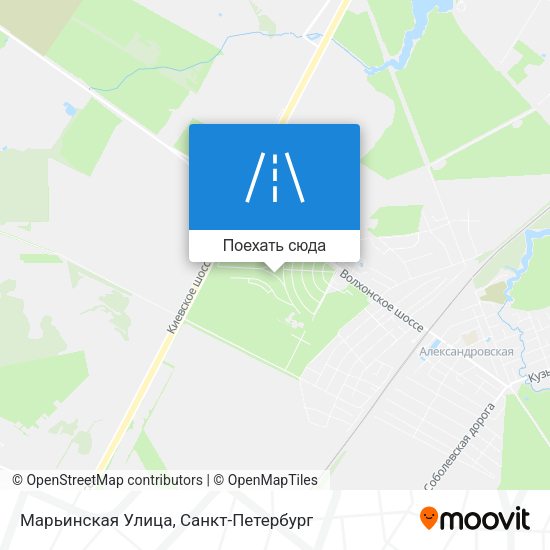 Карта Марьинская Улица
