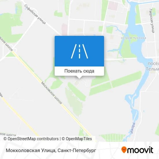 Карта Мокколовская Улица
