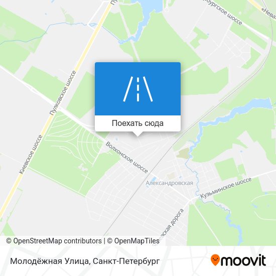 Карта Молодёжная Улица