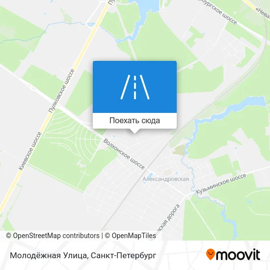 Карта Молодёжная Улица