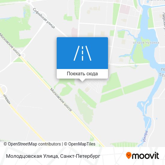 Карта Молодцовская Улица