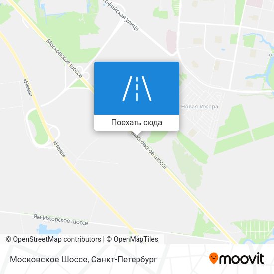 Карта Московское Шоссе