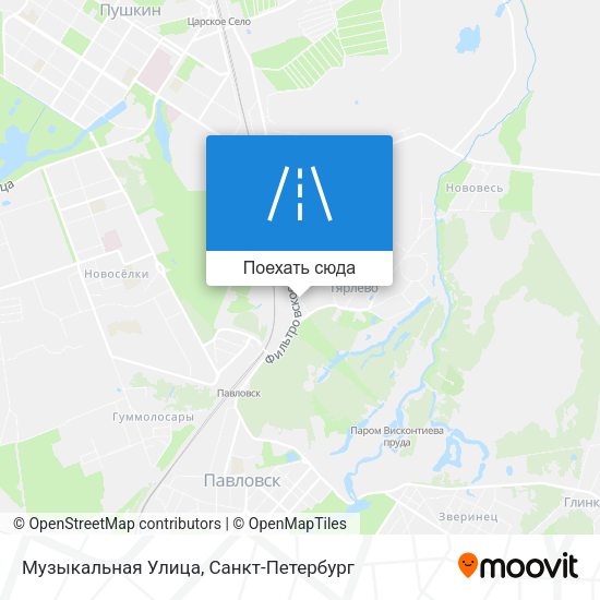 Карта Музыкальная Улица