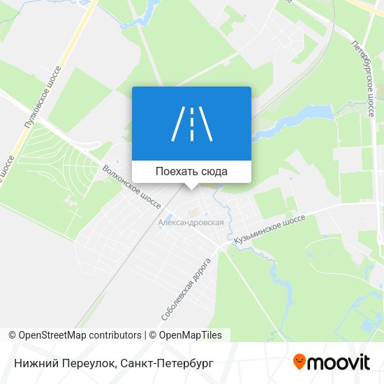Карта Нижний Переулок