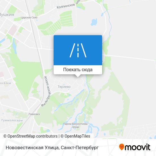 Карта Нововестинская Улица