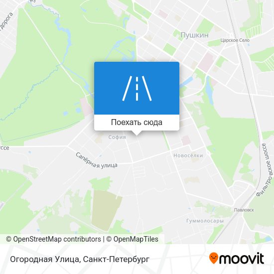 Карта Огородная Улица