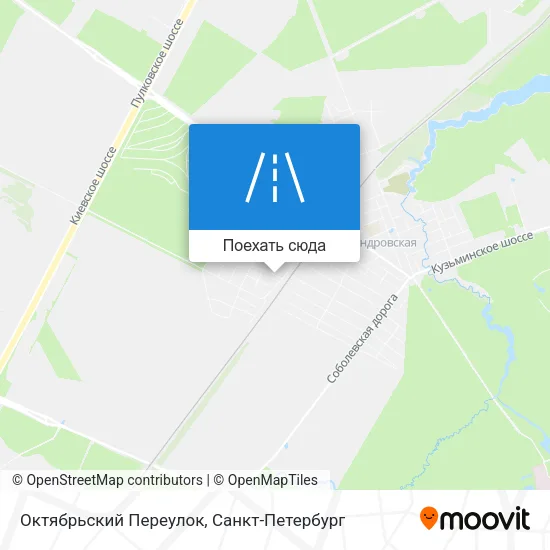 Карта Октябрьский Переулок