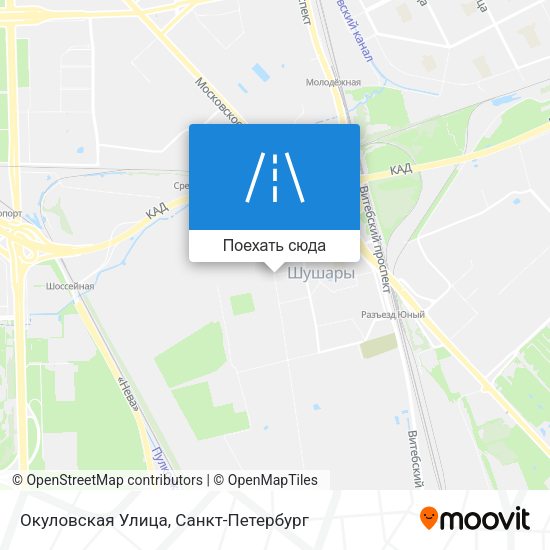 Карта Окуловская Улица