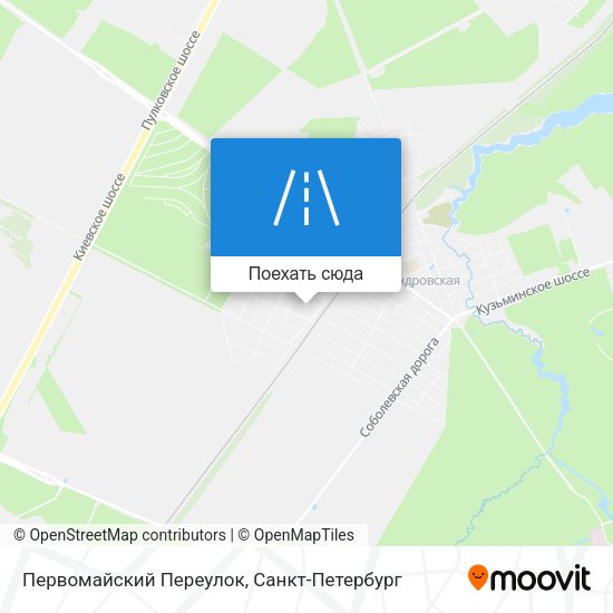 Карта Первомайский Переулок