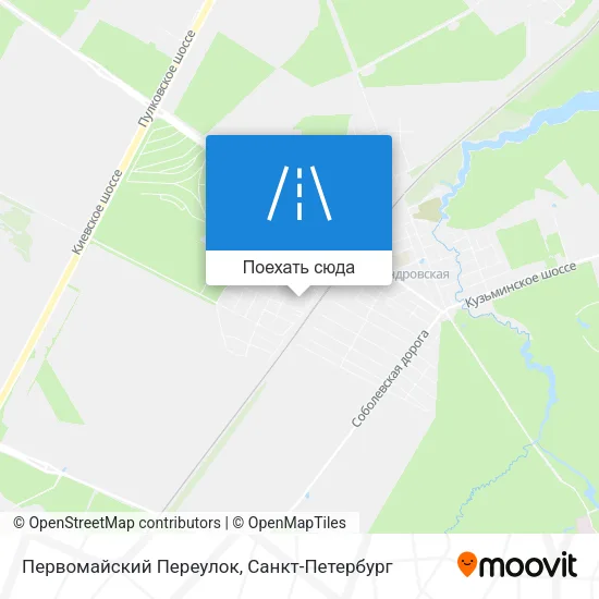 Карта Первомайский Переулок