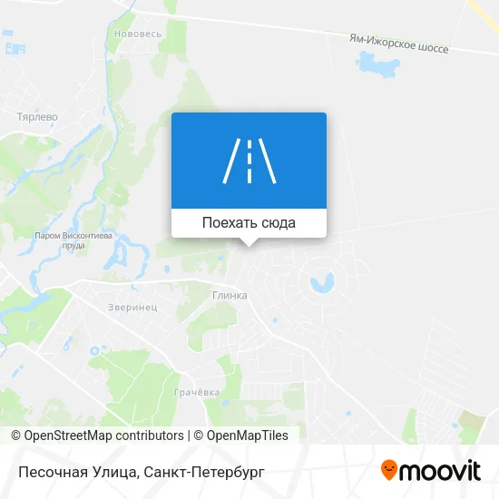 Карта Песочная Улица