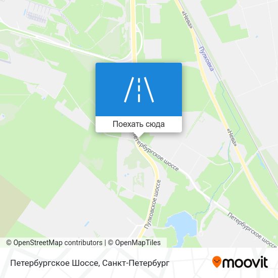Карта Петербургское Шоссе