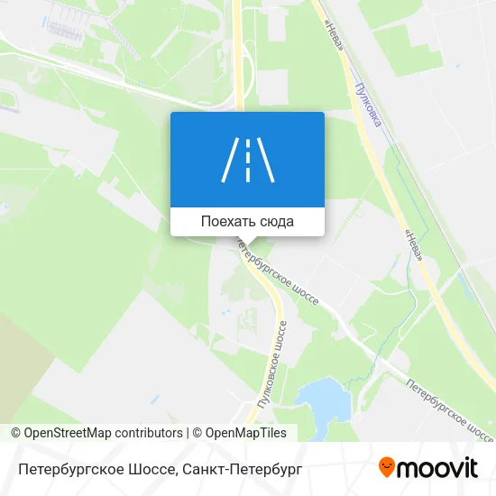 Карта Петербургское Шоссе