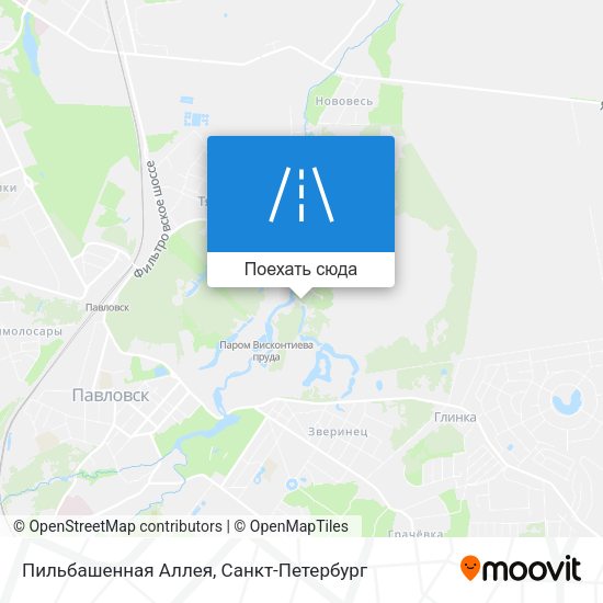 Карта Пильбашенная Аллея