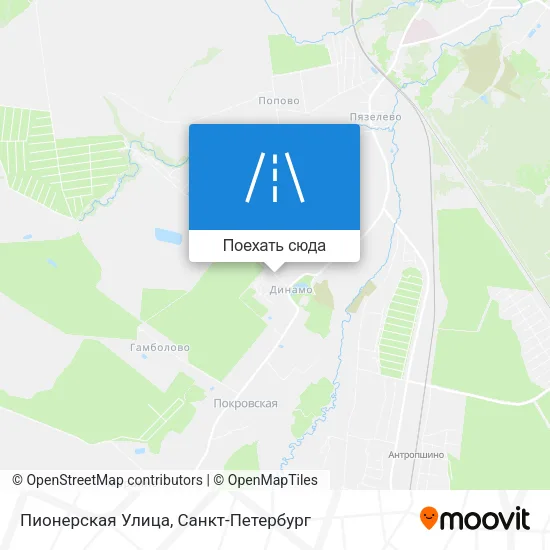 Карта Пионерская Улица