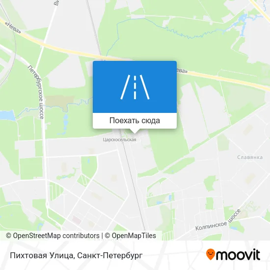 Карта Пихтовая Улица