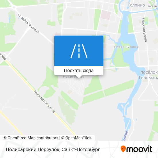 Карта Полисарский Переулок