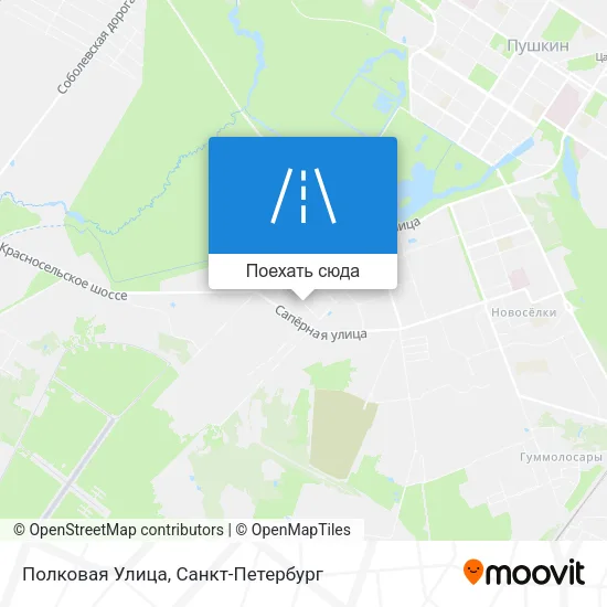 Карта Полковая Улица