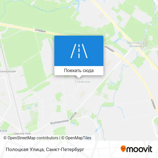 Карта Полоцкая Улица