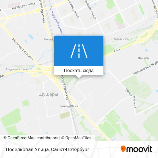 Карта Поселковая Улица