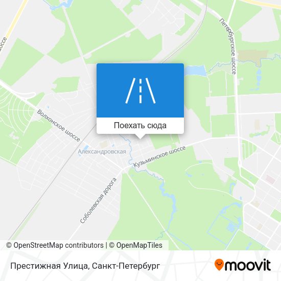 Карта Престижная Улица