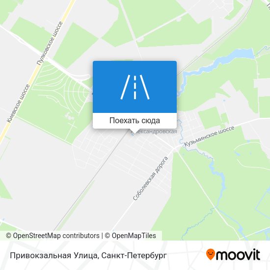 Карта Привокзальная Улица