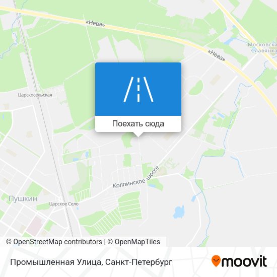 Карта Промышленная Улица