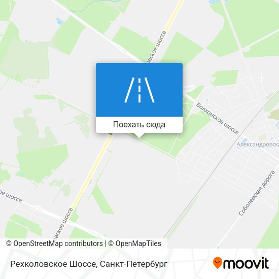 Карта Рехколовское Шоссе