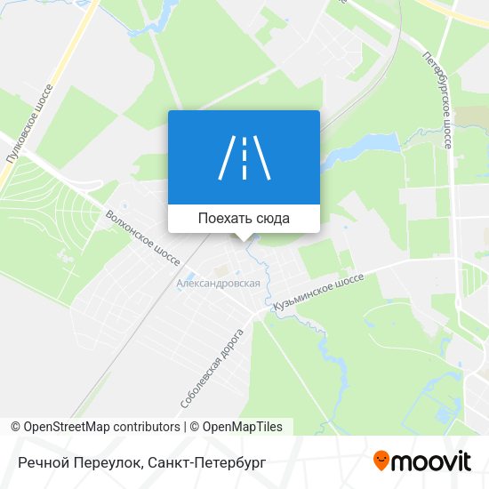 Карта Речной Переулок