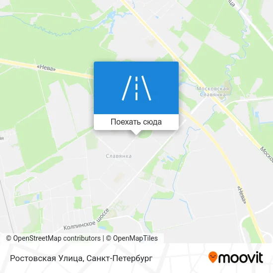 Карта Ростовская Улица