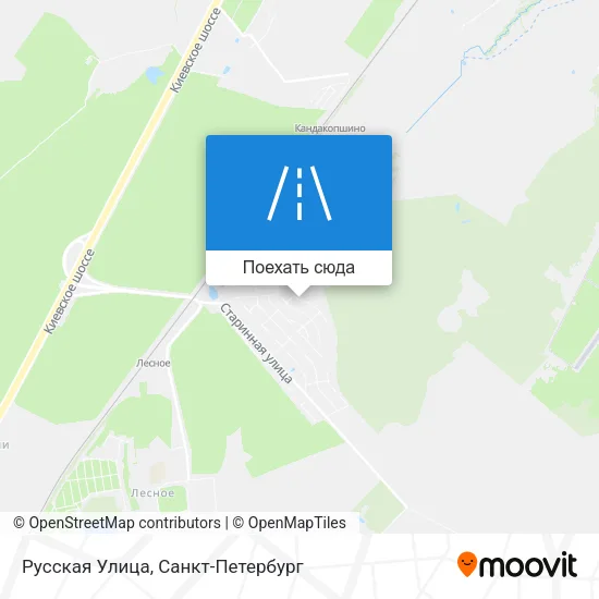 Карта Русская Улица