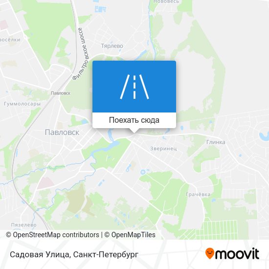 Карта Садовая Улица