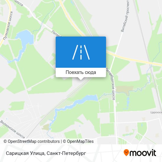 Карта Сарицкая Улица