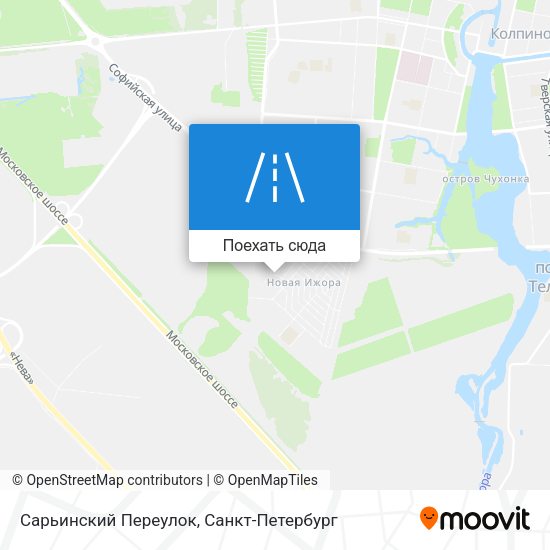 Карта Сарьинский Переулок